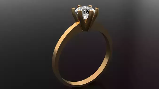 Women Ring 88 Simple Diamond Solitaire Engagement Ring for women