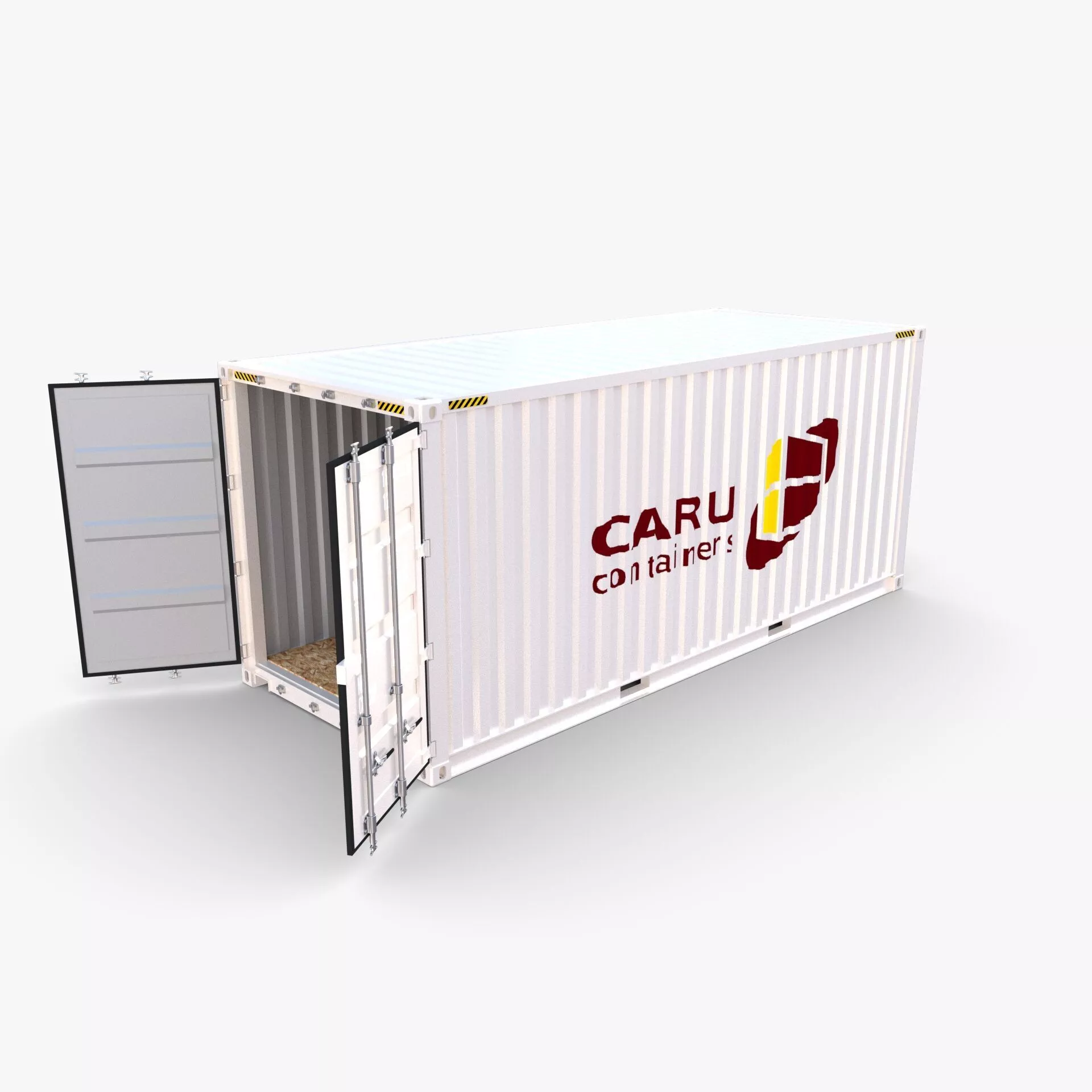 20ft Shipping Container Caru v1 3D model
