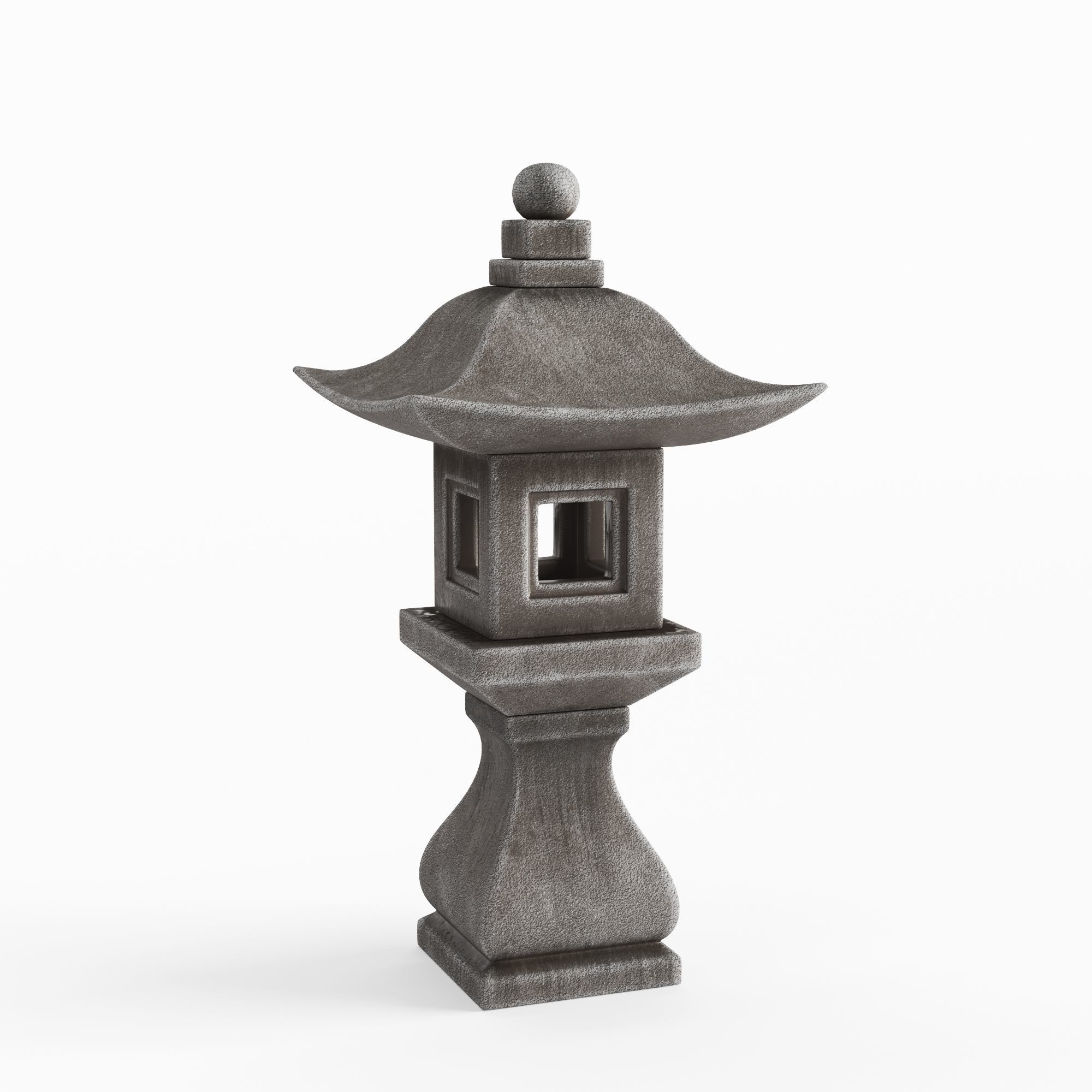 Japanese Lantern Toro 01 3D model