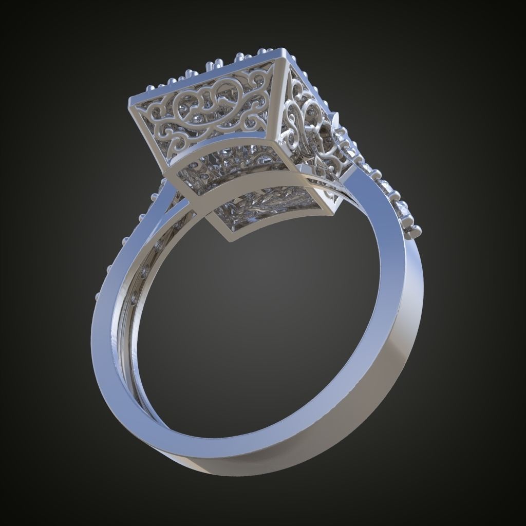 Ring 3D model 0012 print model11ol 3D print model_10