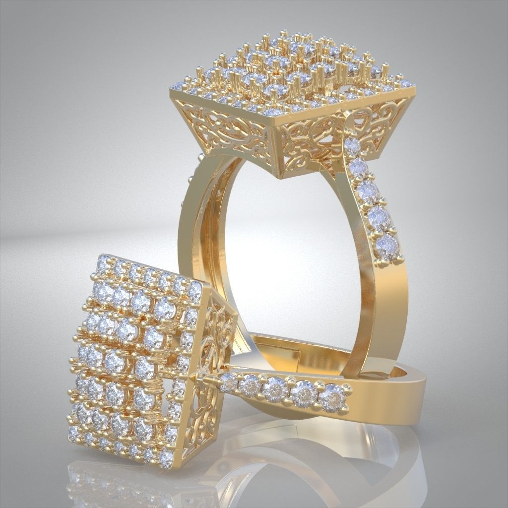 Ring 3D model 0012 print model11ol 3D print model_1