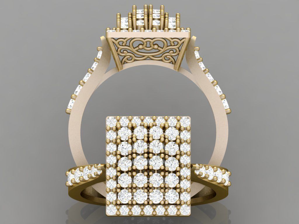 Ring 3D model 0012 print model11ol 3D print model_12