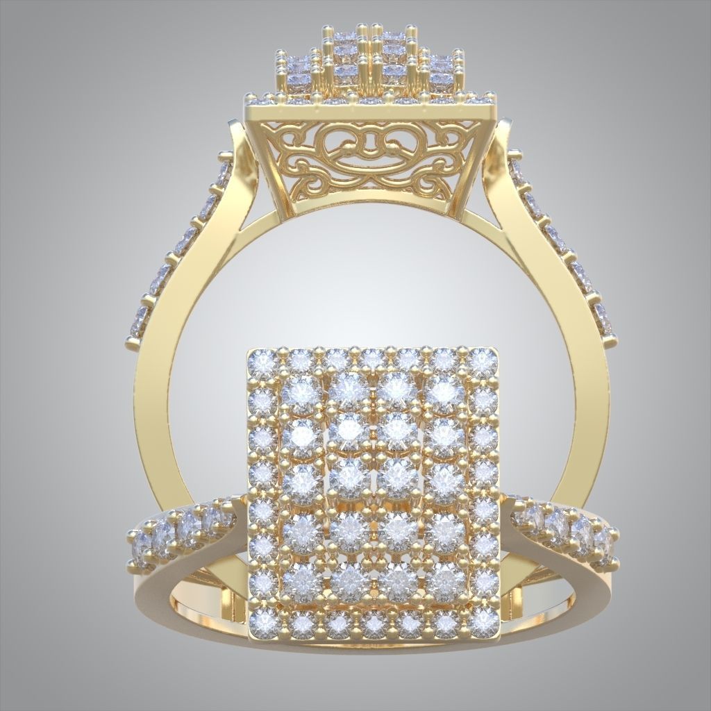 Ring 3D model 0012 print model11ol 3D print model_4