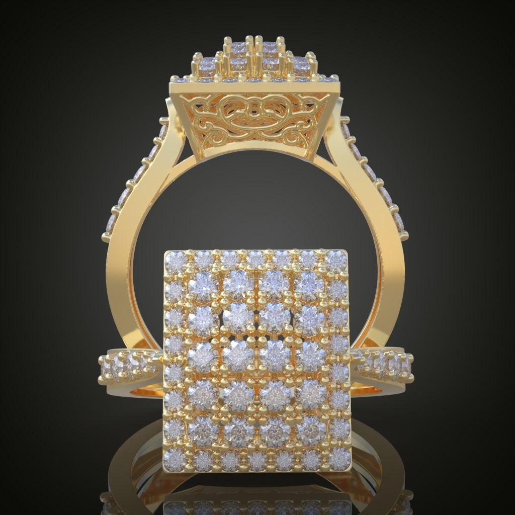 Ring 3D model 0012 print model11ol 3D print model_7