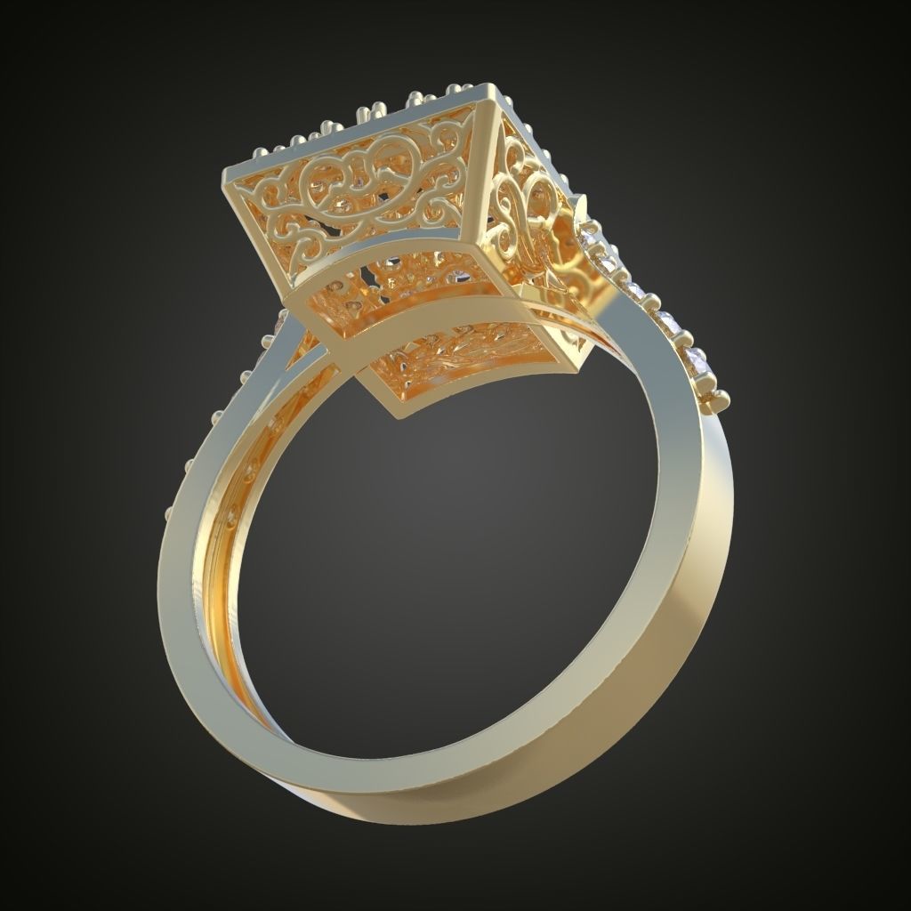 Ring 3D model 0012 print model11ol 3D print model_11