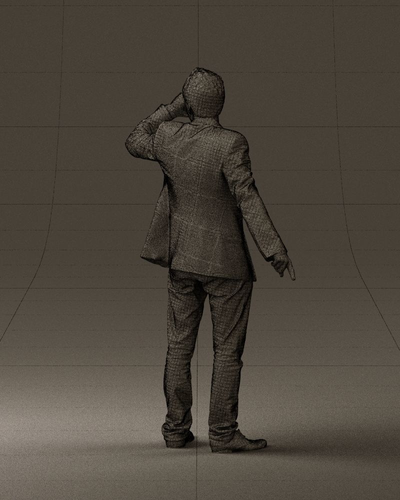 Man singing in microphone 0624 3D Print Ready 3D print model_20