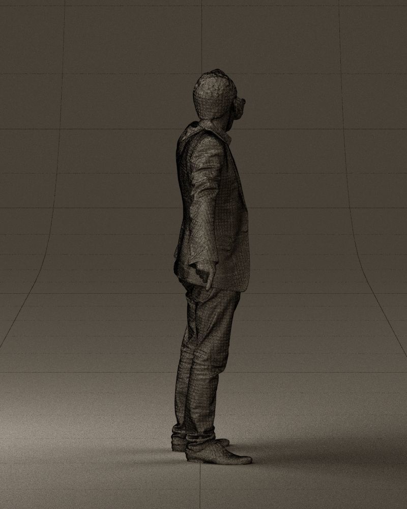 Man singing in microphone 0624 3D Print Ready 3D print model_17