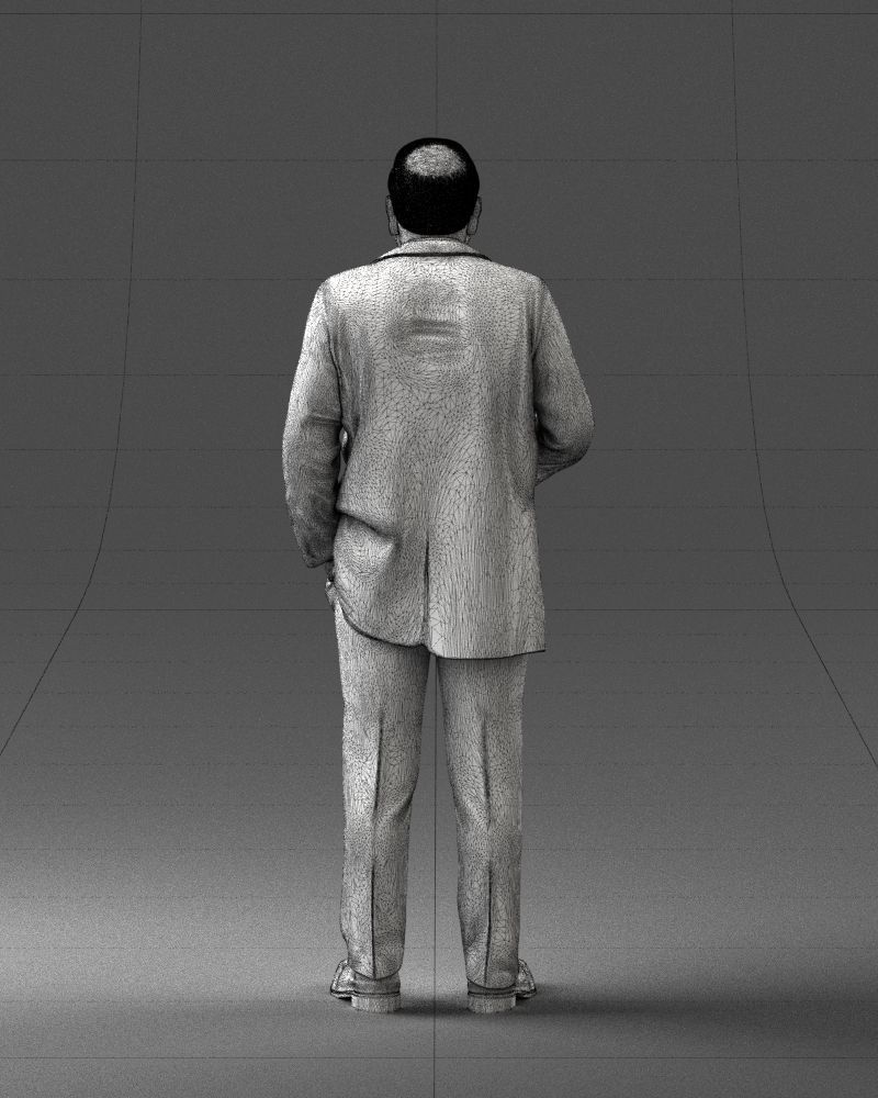 000272 Elderly Man in Suit 0617 3D model_21