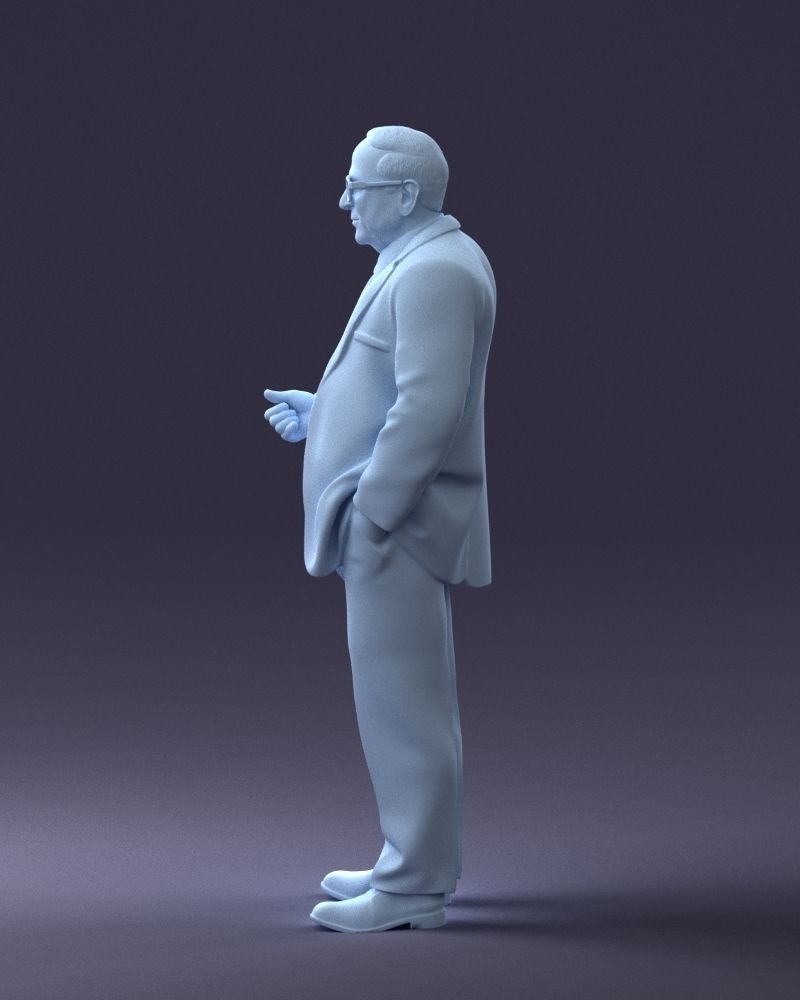 000272 Elderly Man in Suit 0617 3D model_26