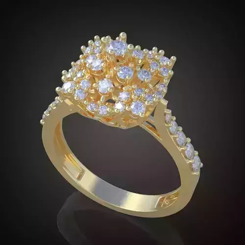 Ring 3D model 0014 print model12ol-14 3D print model
