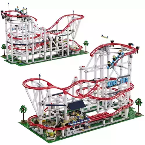 Lego - 10261 Roller Coaster 3D model
