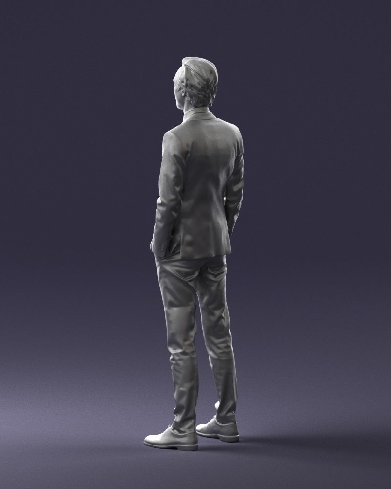 Man in a business suit 0297 3D model_22