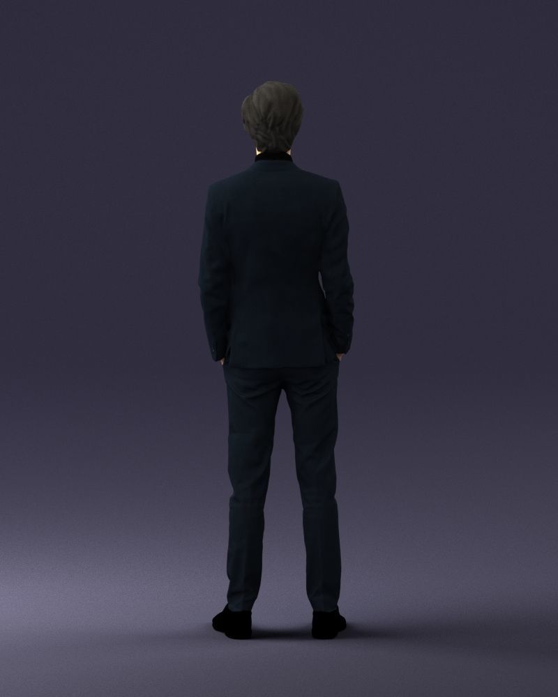 Man in a business suit 0297 3D model_18