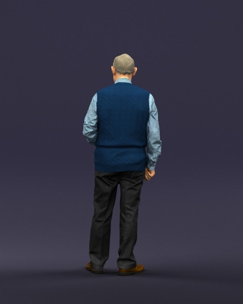 Old man 0423 3D model_17