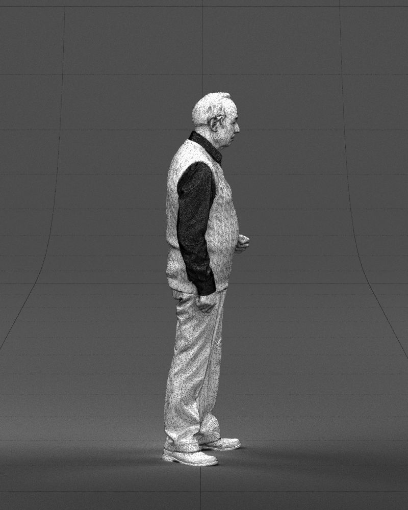 Old man 0423 3D model_10
