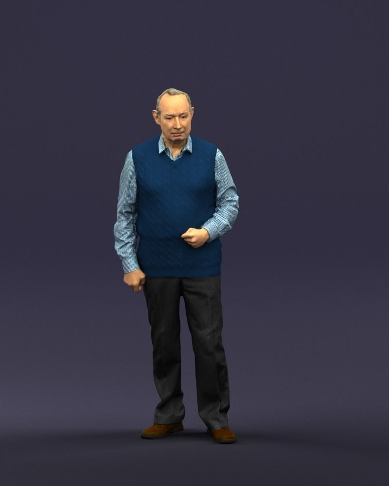 Old man 0423 3D model_35