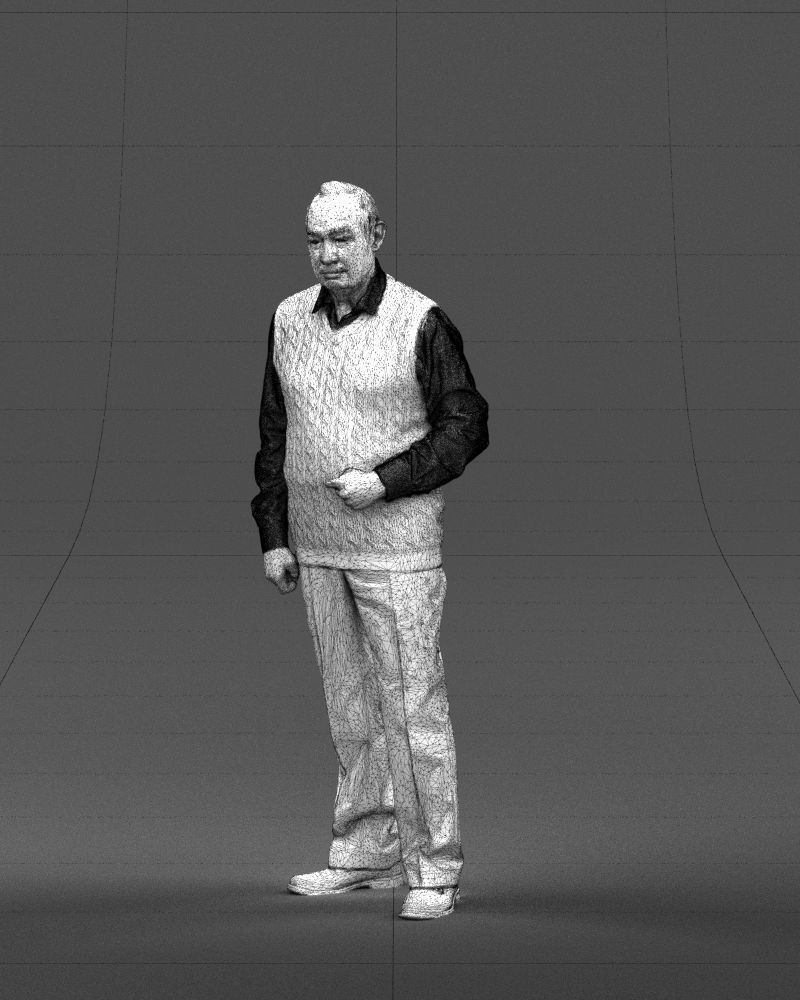 Old man 0423 3D model_34
