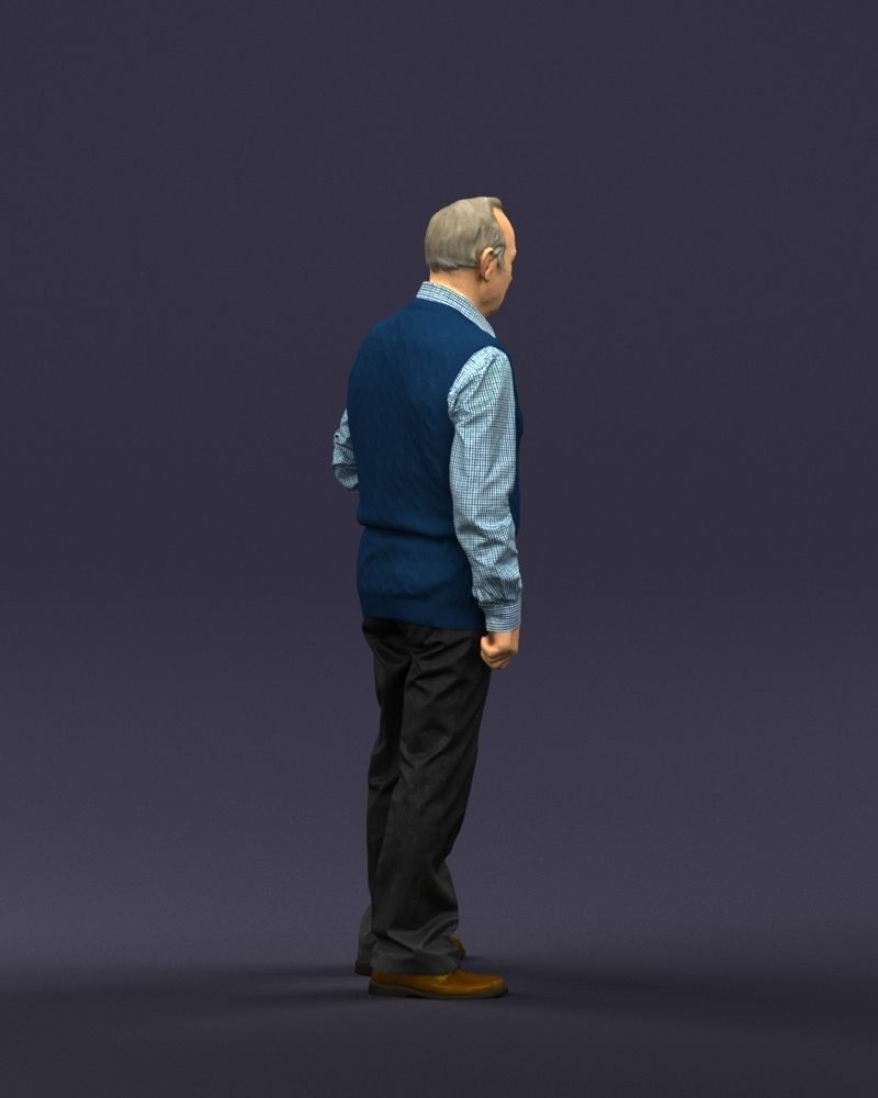 Old man 0423 3D model_11