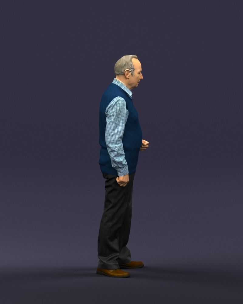 Old man 0423 3D model_8