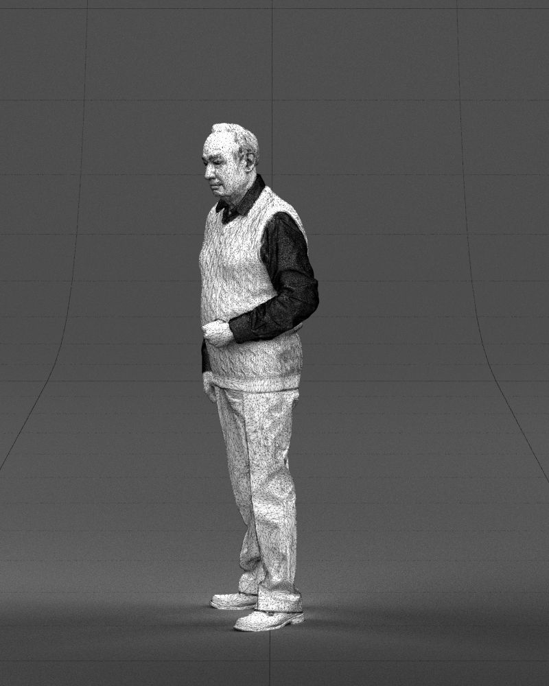 Old man 0423 3D model_31