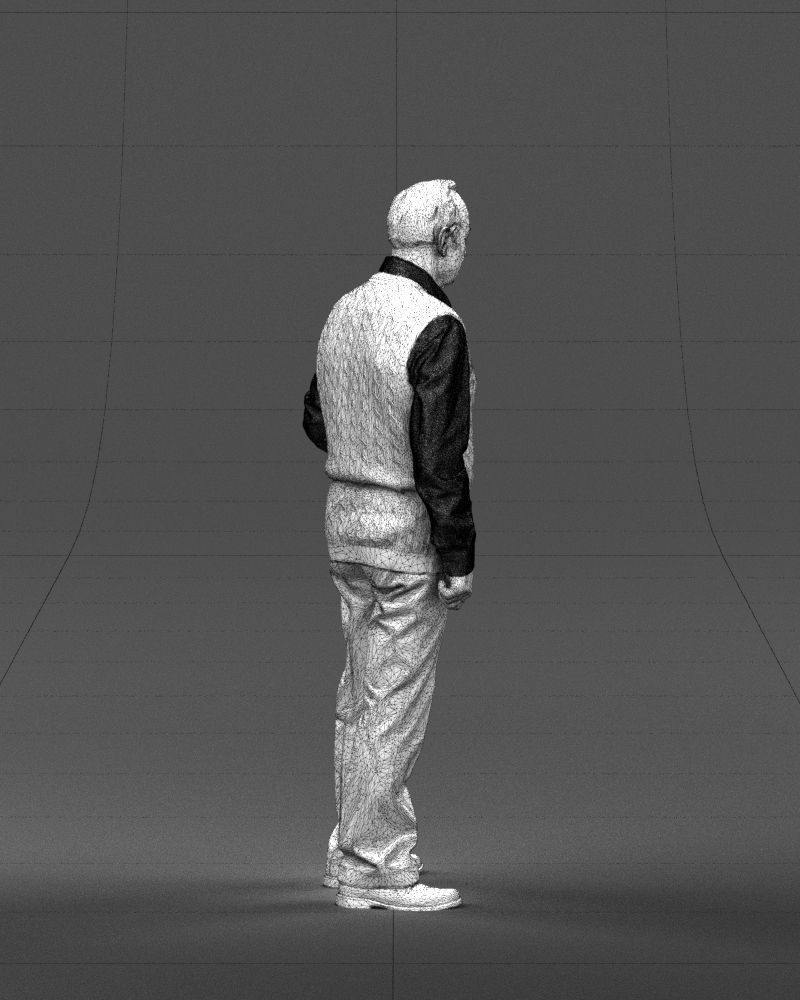 Old man 0423 3D model_13