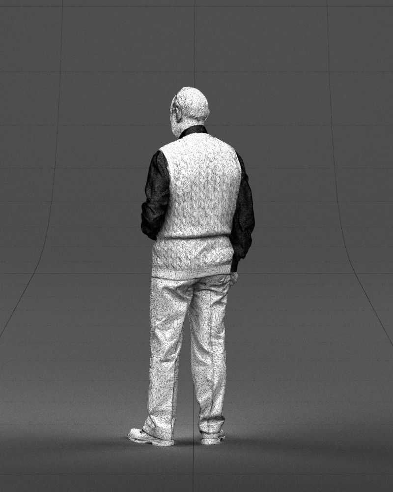 Old man 0423 3D model_22