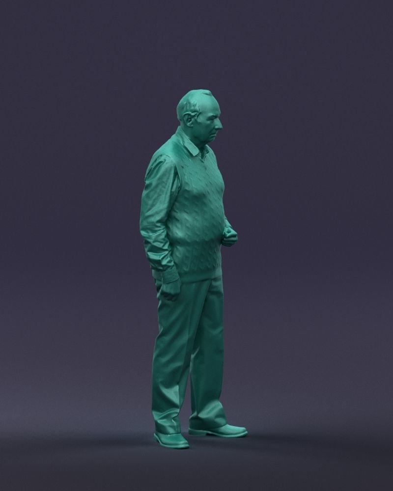 Old man 0423 3D model_6