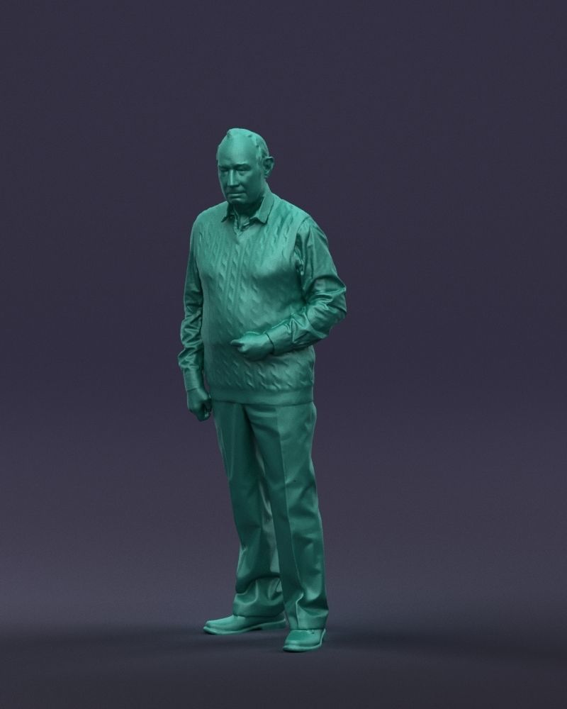 Old man 0423 3D model_33