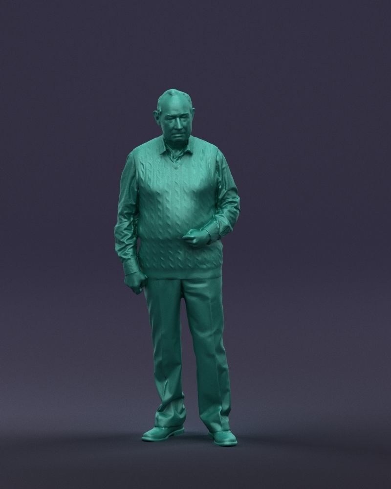 Old man 0423 3D model_36