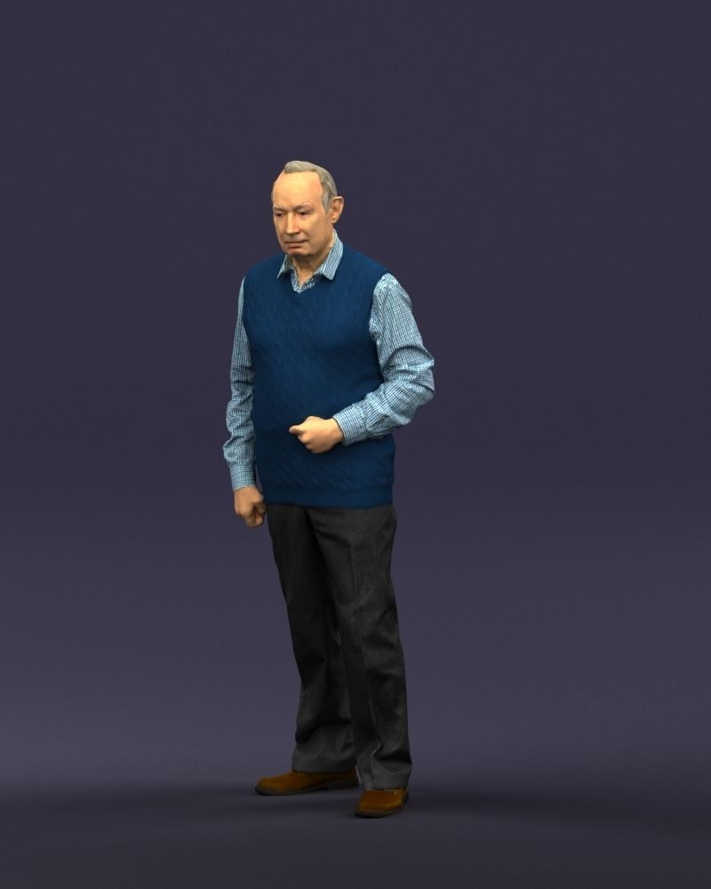 Old man 0423 3D model_32
