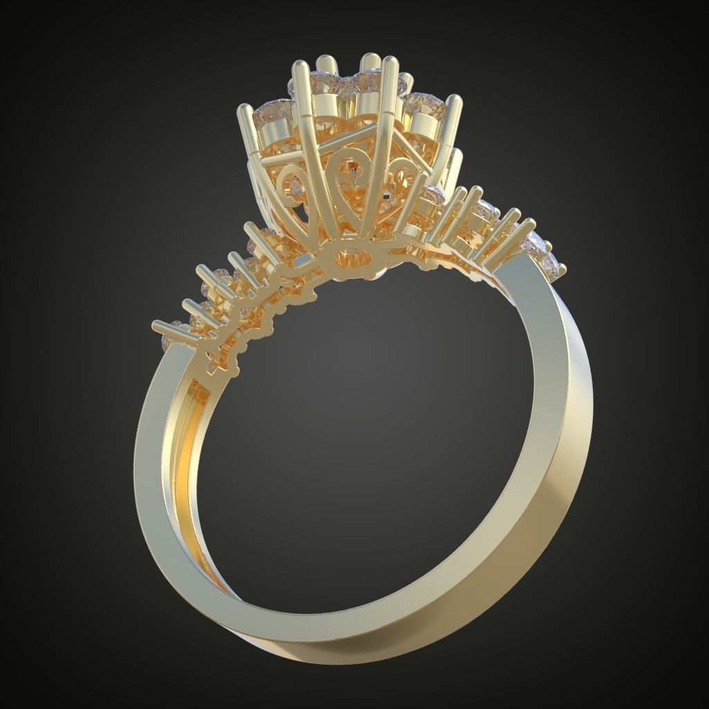 Ring 3D model 0016 print model 3D print model_18