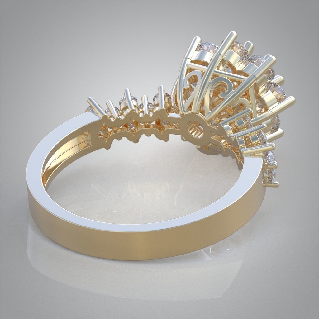 Ring 3D model 0016 print model 3D print model_12