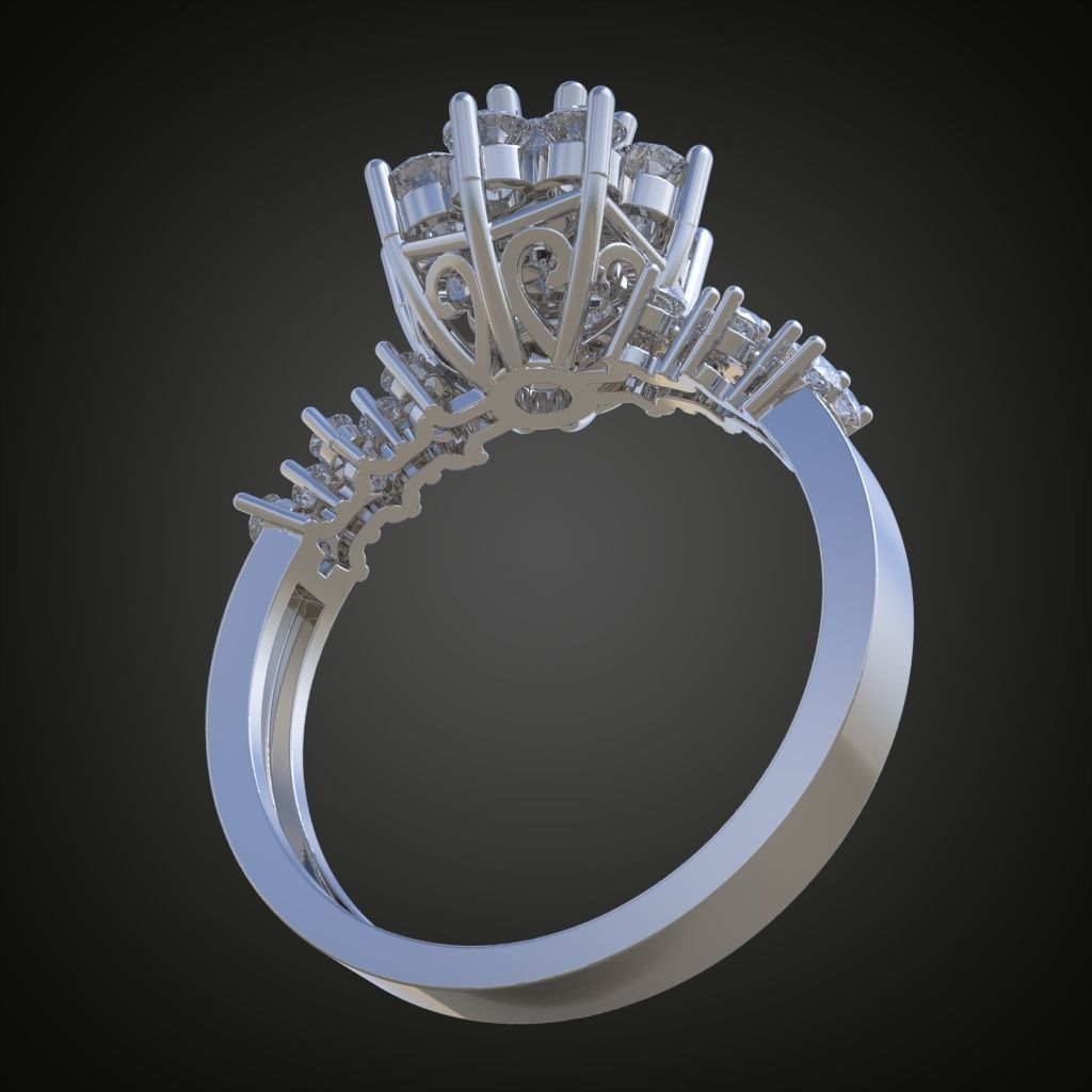 Ring 3D model 0016 print model 3D print model_19