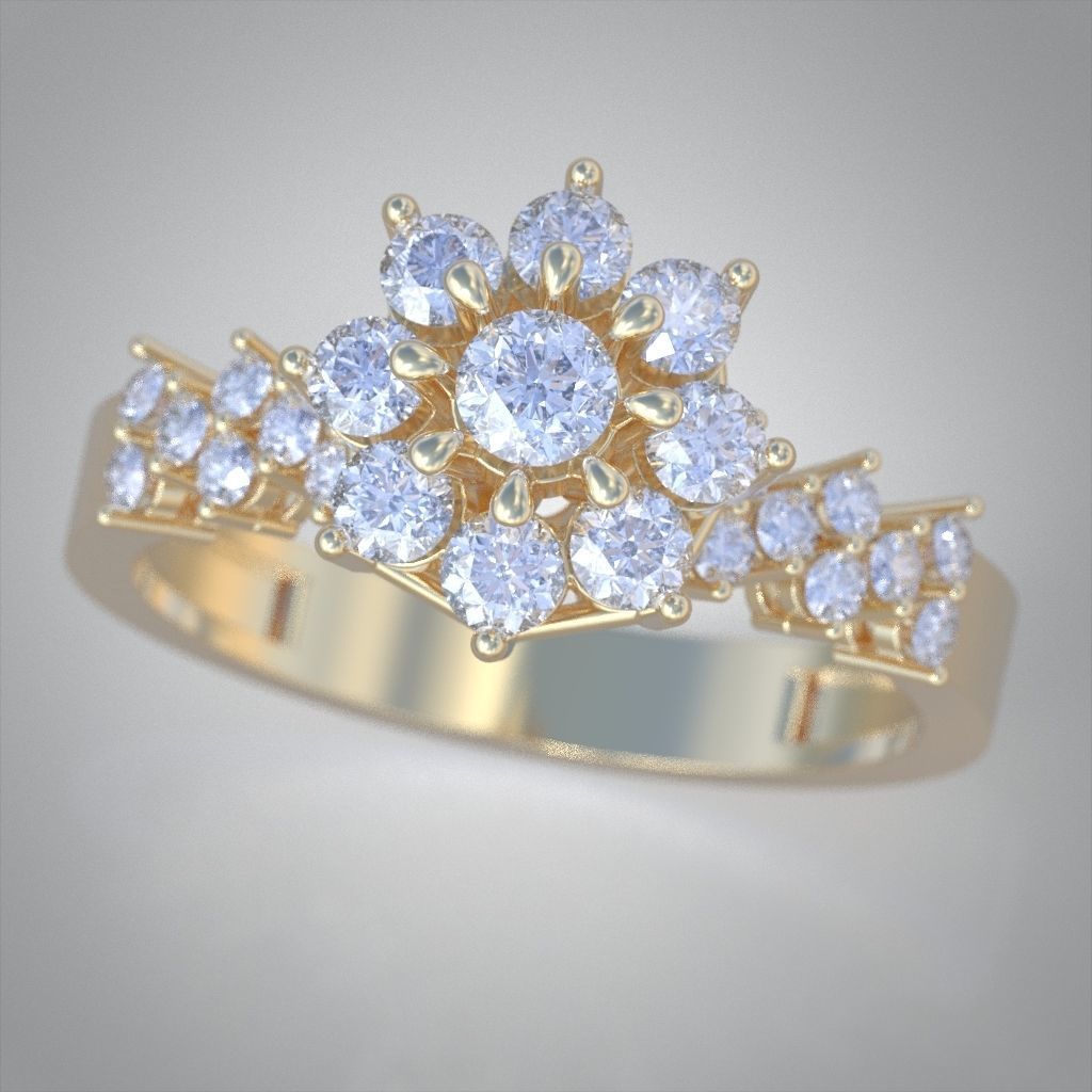 Ring 3D model 0016 print model 3D print model_1