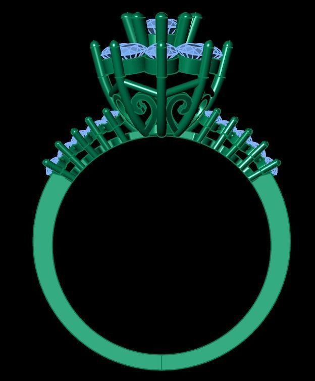 Ring 3D model 0016 print model 3D print model_27