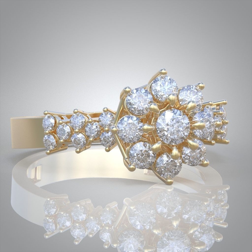 Ring 3D model 0016 print model 3D print model_3