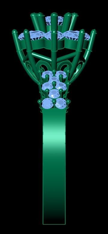 Ring 3D model 0016 print model 3D print model_29