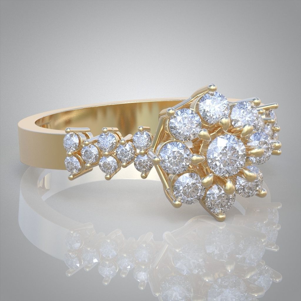 Ring 3D model 0016 print model 3D print model_4