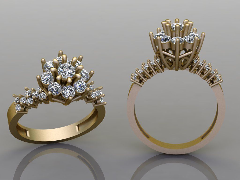 Ring 3D model 0016 print model 3D print model_21