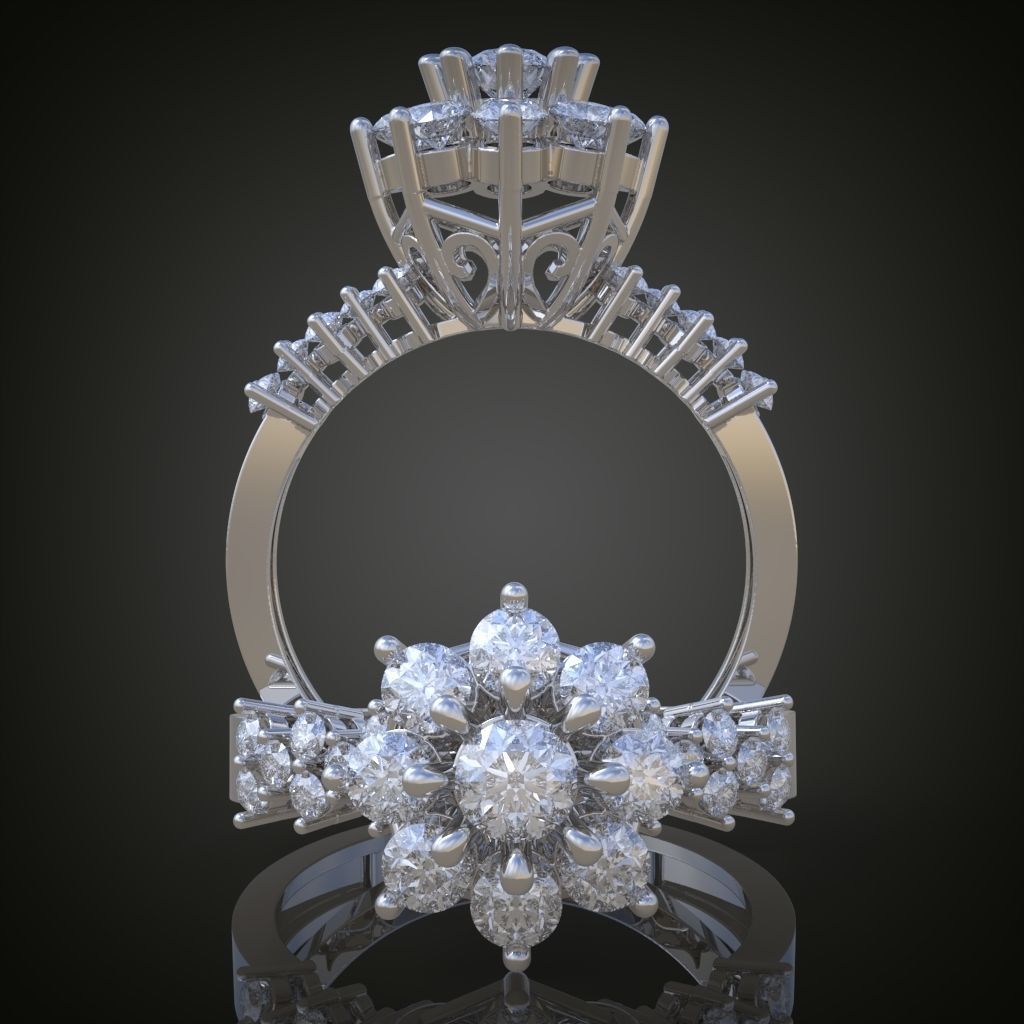 Ring 3D model 0016 print model 3D print model_15