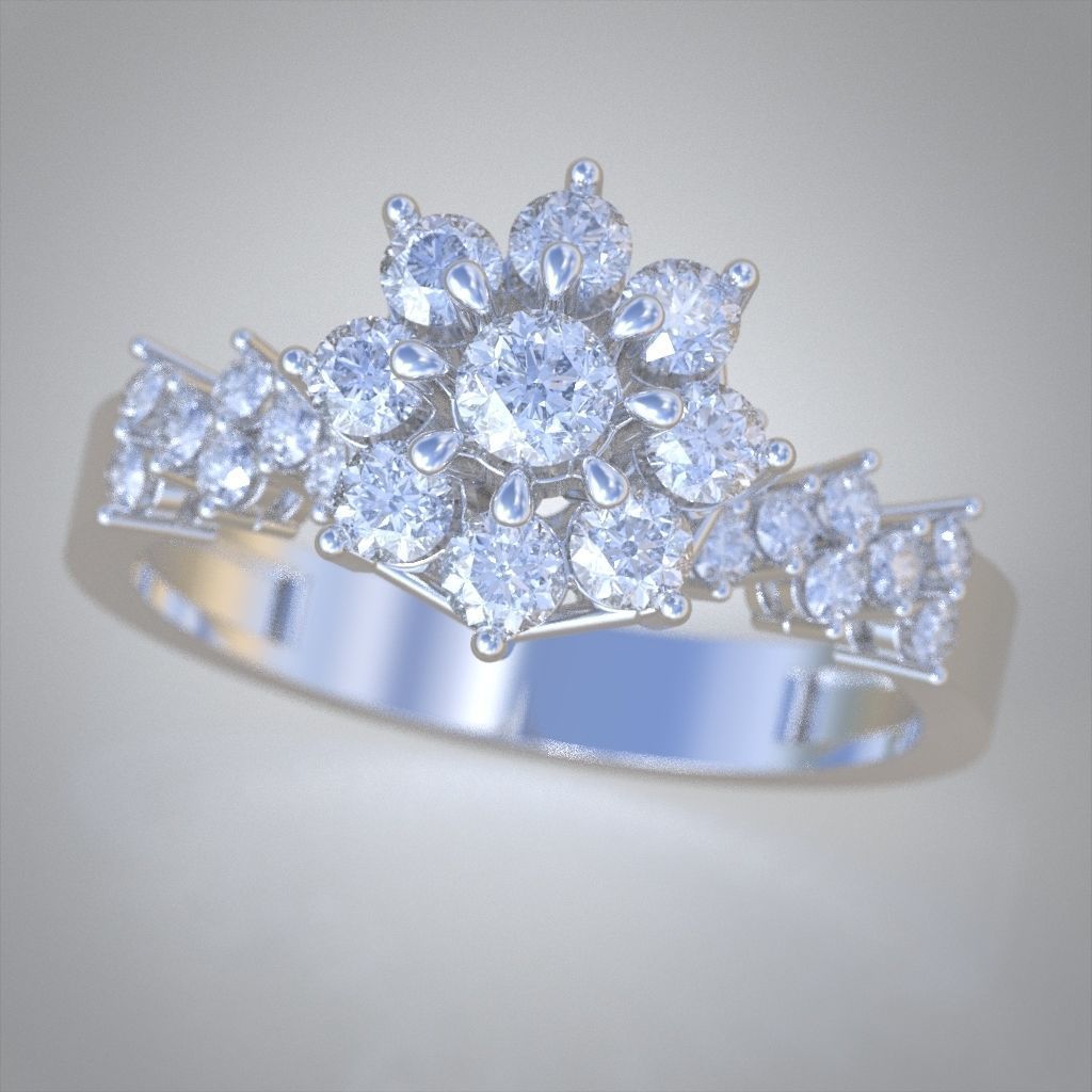 Ring 3D model 0016 print model 3D print model_7