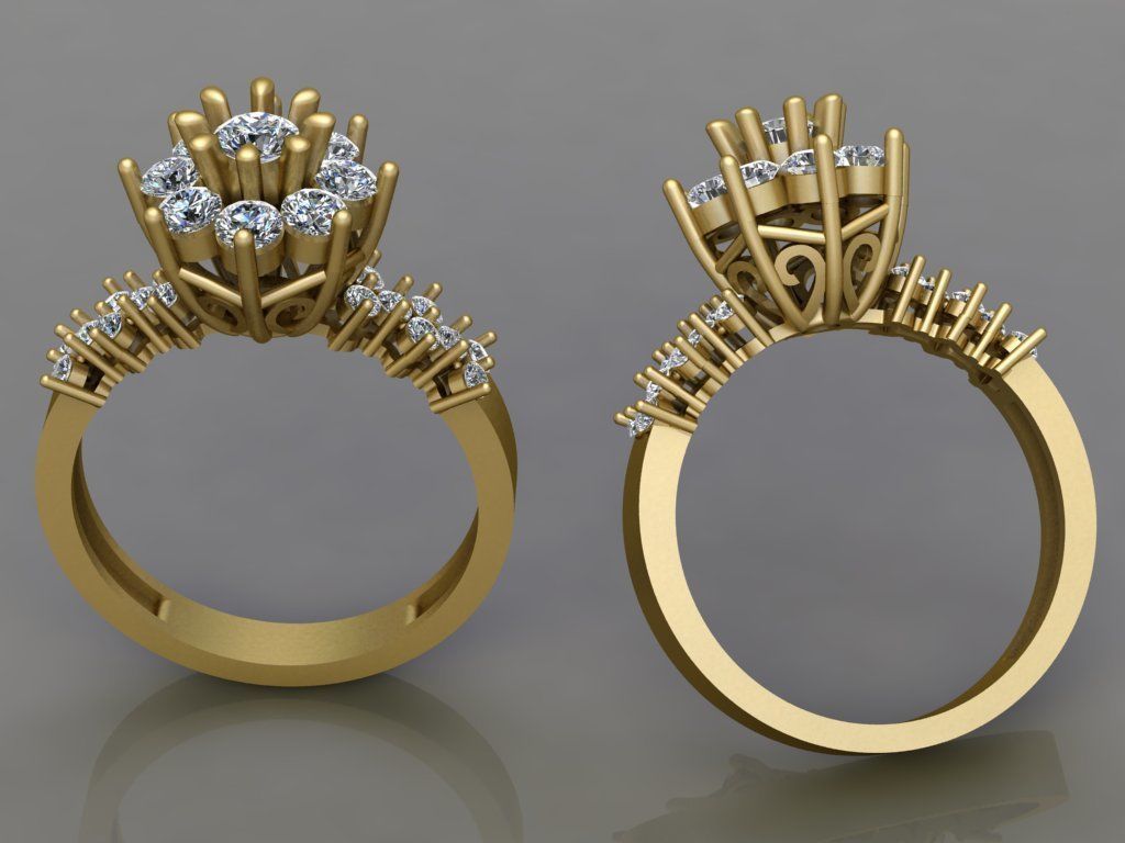 Ring 3D model 0016 print model 3D print model_22