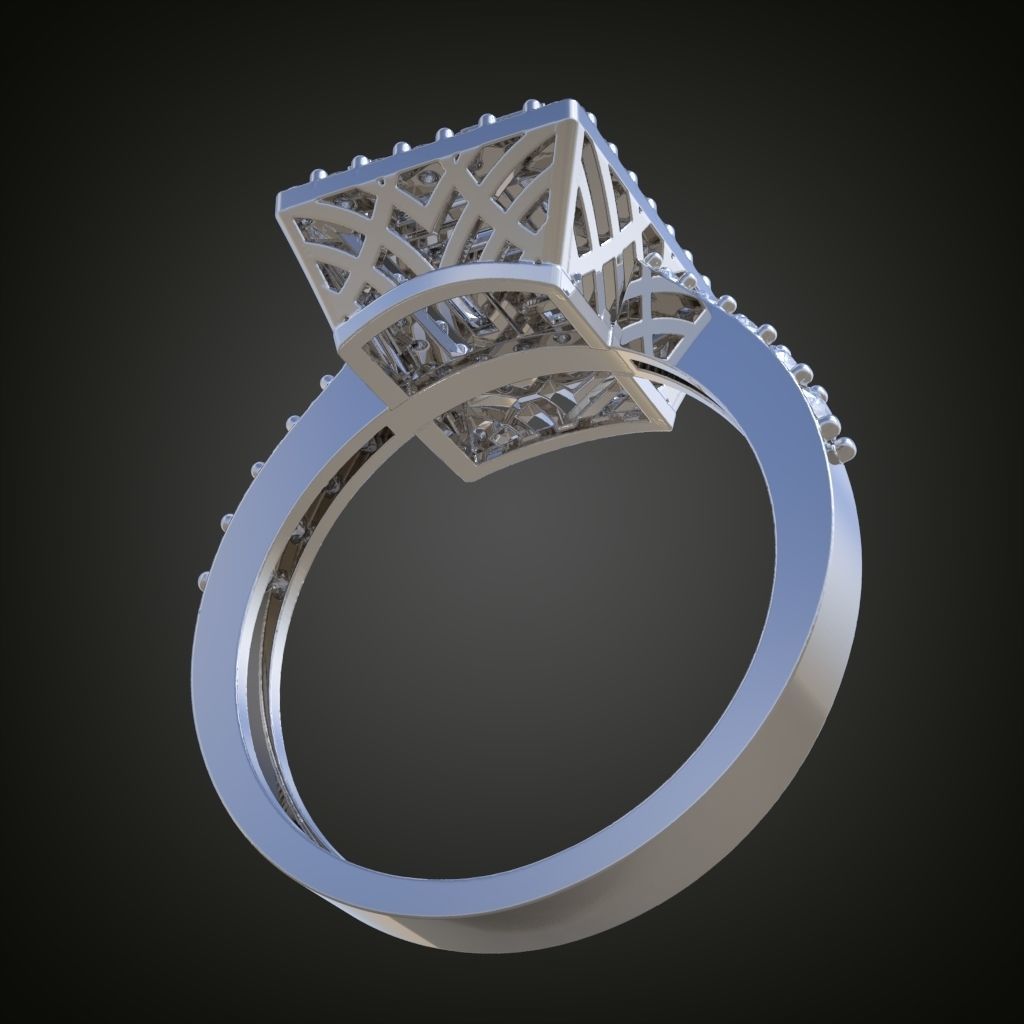 Ring 3D model 0017 print model 3D print model_11