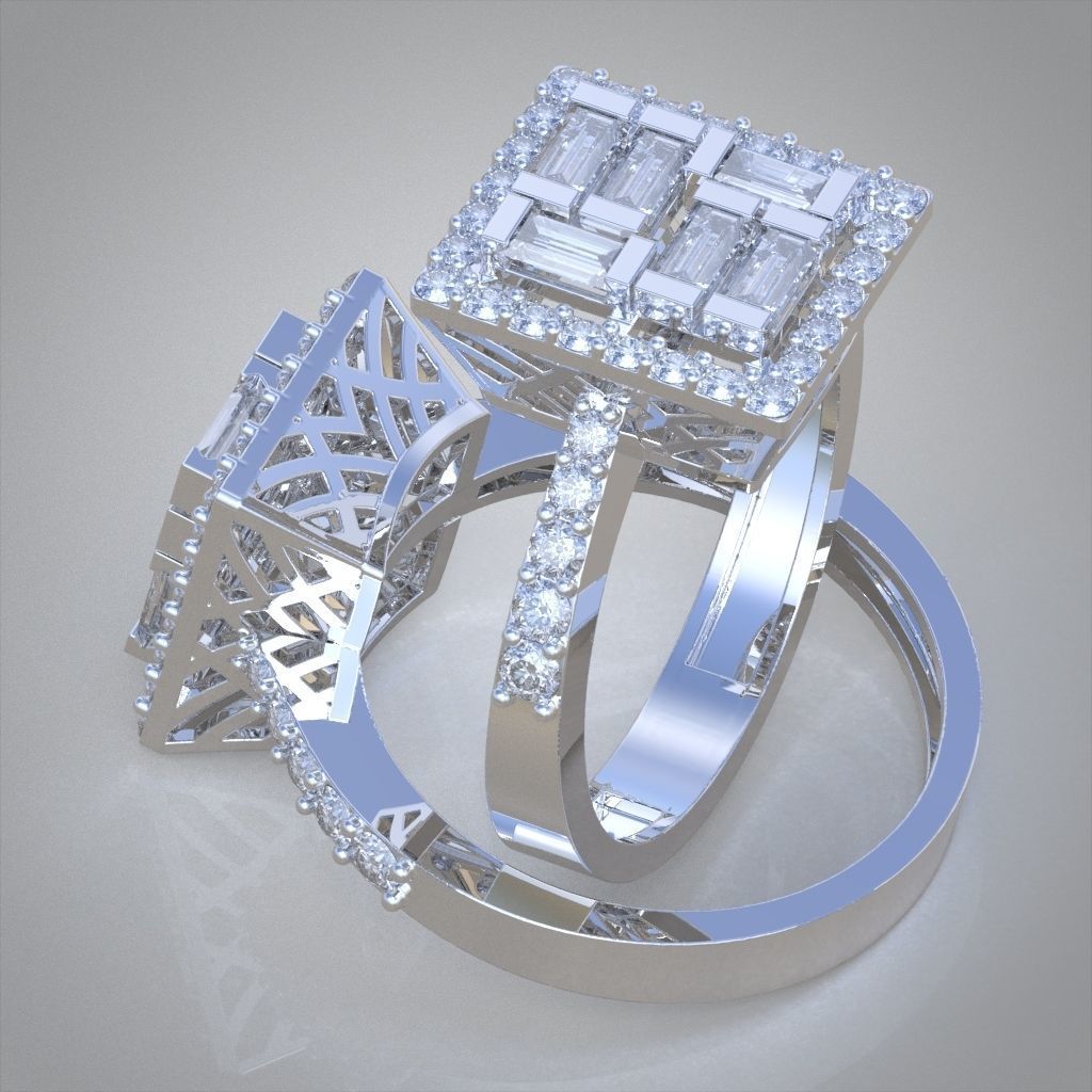 Ring 3D model 0017 print model 3D print model_3