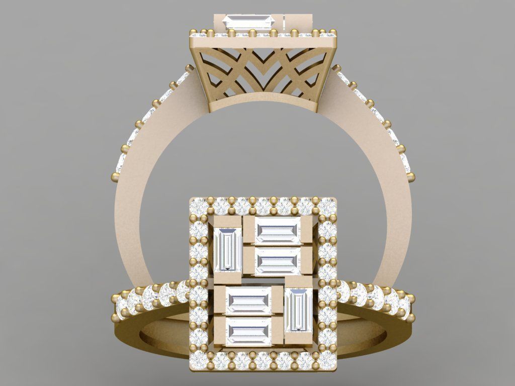 Ring 3D model 0017 print model 3D print model_12