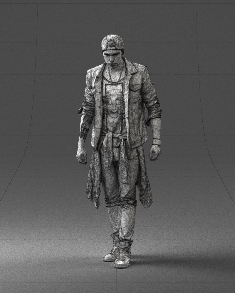 Man in jeans 1053 3D Print Ready 3D print model_35