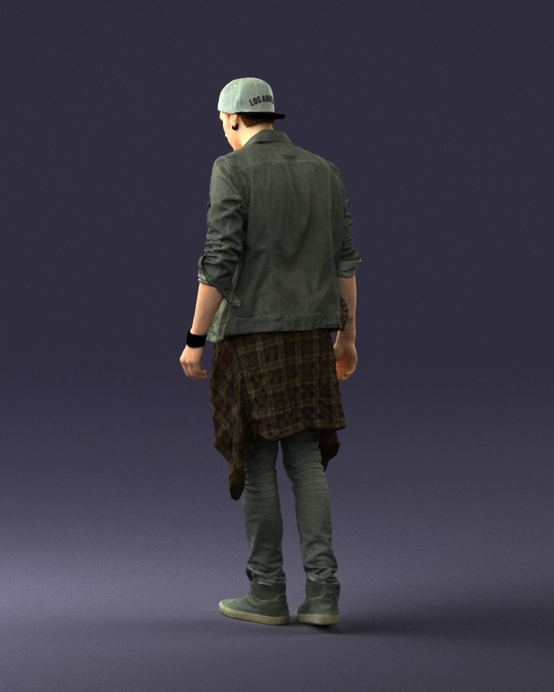 Man in jeans 1053 3D Print Ready 3D print model_21