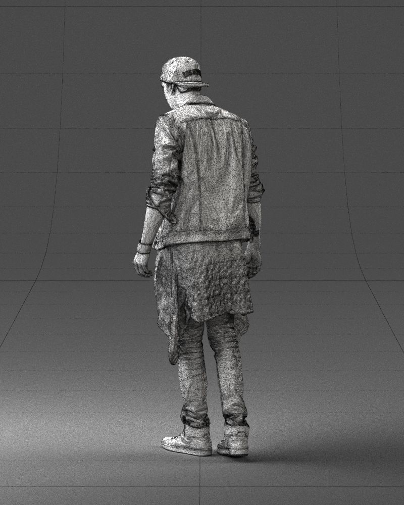 Man in jeans 1053 3D Print Ready 3D print model_23