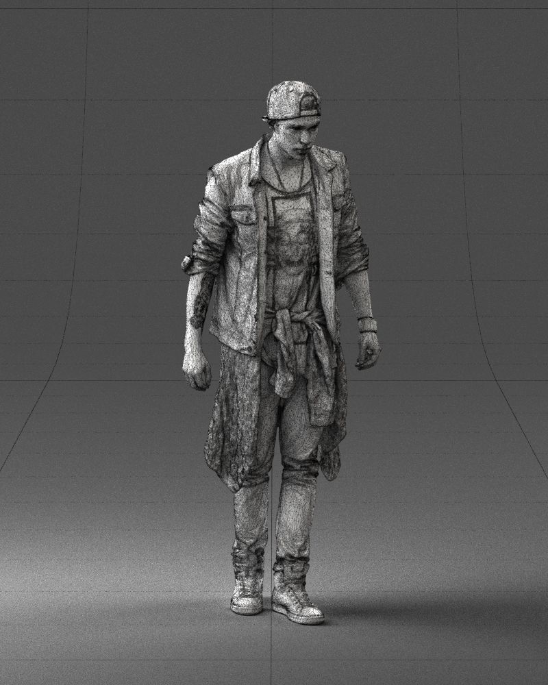 Man in jeans 1053 3D Print Ready 3D print model_8