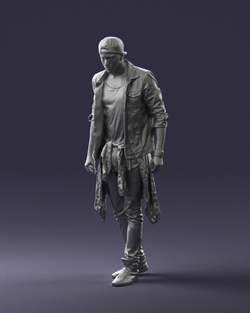 Man in jeans 1053 3D Print Ready 3D print model_31